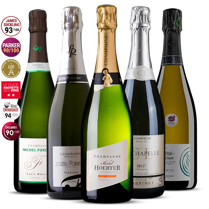 Pack 5 Champagnes de Vignerons - 3.75l