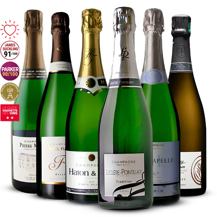 Pack 6 Champagnes de Vignerons - 4.5l